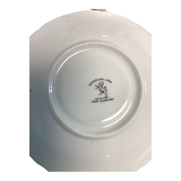 Vintage HM (Lion) SUTHERLAND Bone China Purple Lilac Floral Tea Cup & Saucer - Picture 8 of 14